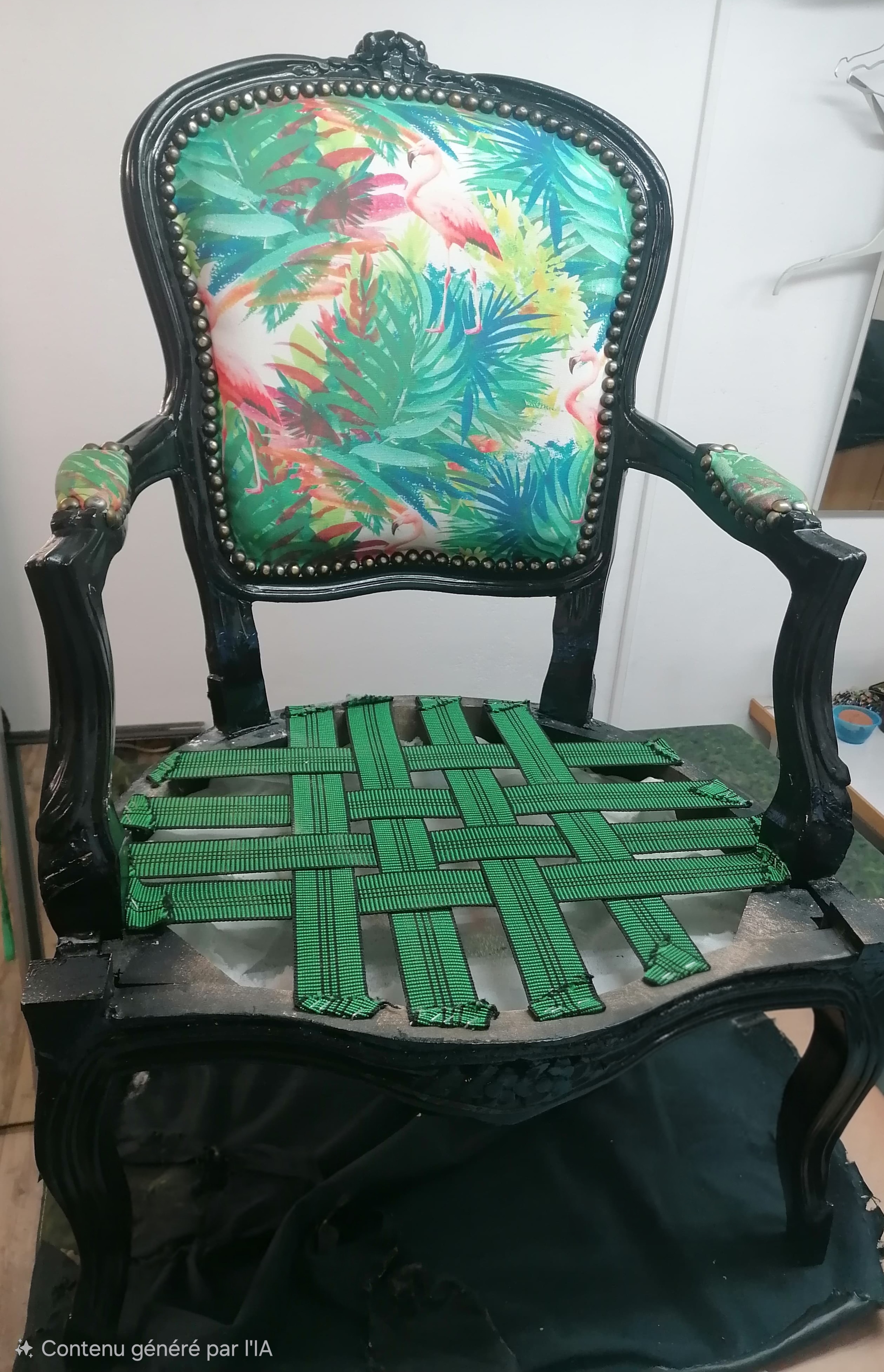 Fauteuil refait